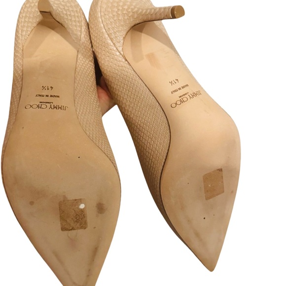 JIMMY CHOO NUDE pumps sz41.5 BRAND NEW $299 - Picture 3 of 4